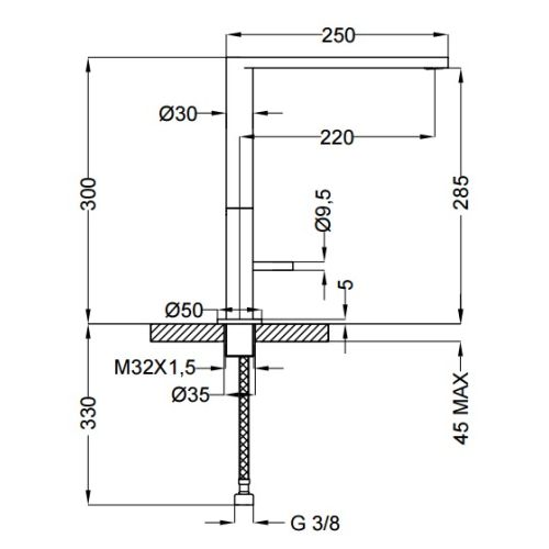 ΜΠΑΤΑΡΙΑ ΚΟΥΖΙΝΑΣ ΧΡΩΜΕ Teorema LiLLO 198545